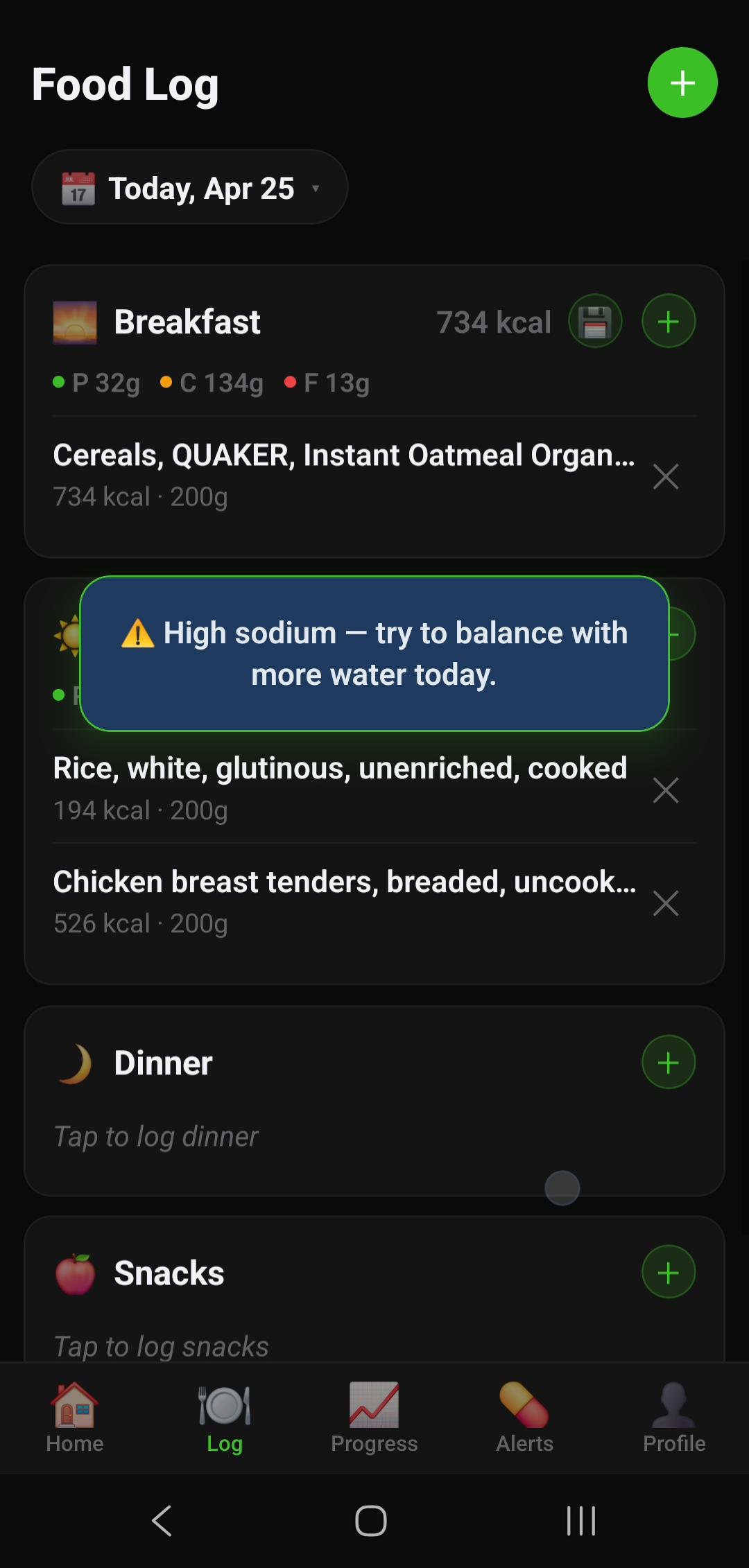 Food Log
